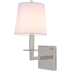 Lisbon 1 Light 7 inch Polished Nickel Wall Sconce Wall Light