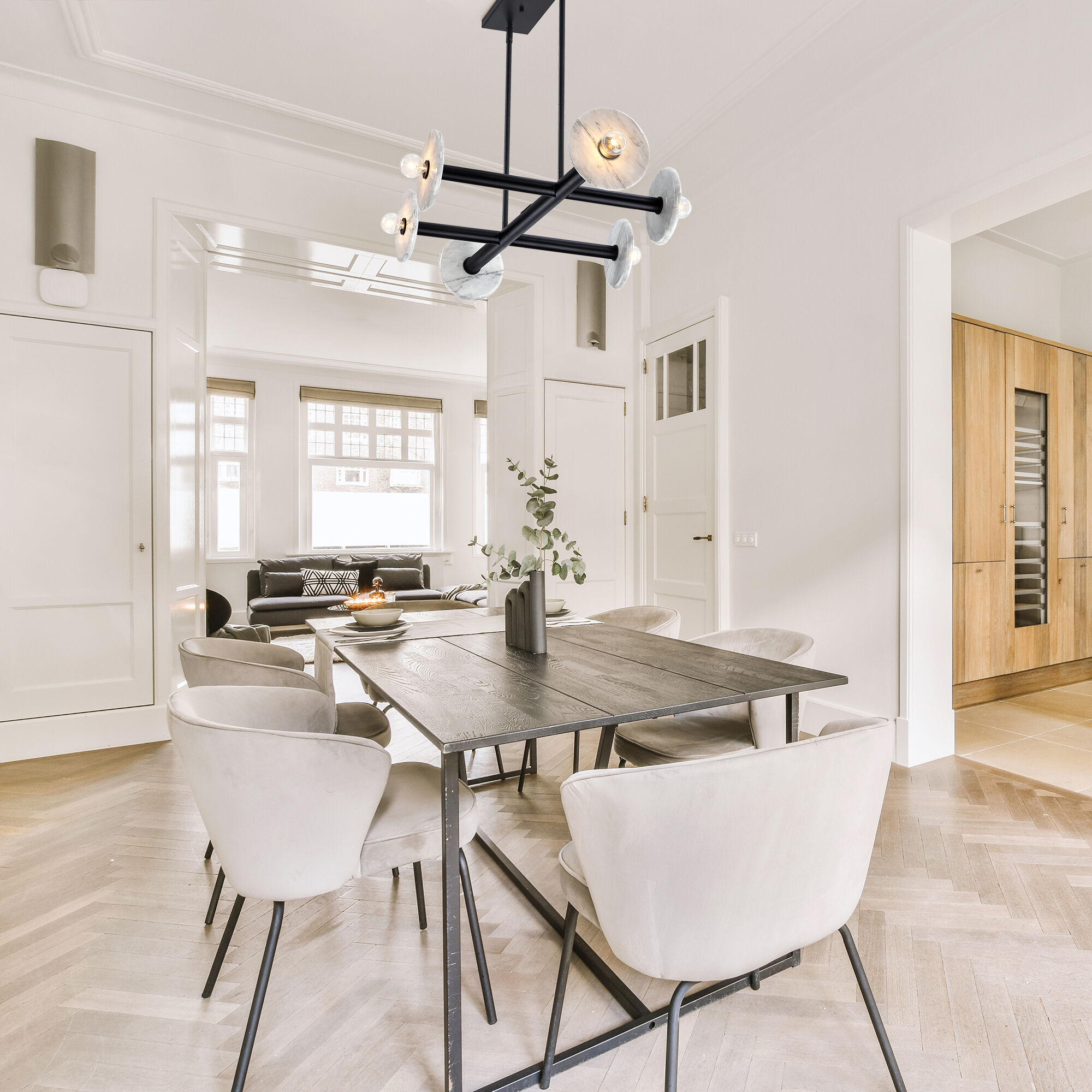 Fina Linear Chandelier Ceiling Light