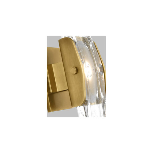 Avroko Wythe LED 5.3 inch Plated Brass Wall Sconce Wall Light, Integrated LED