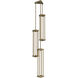 Athena Triple LED 20.1 inch Soft Gold Pendant Lantern Ceiling Light, Tall