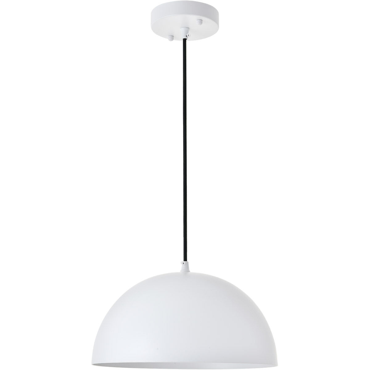 Forte 1 Light 12 inch White Pendant Ceiling Light