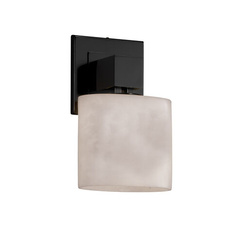 Clouds 1 Light 6.5 inch Matte Black ADA Wall Sconce Wall Light in 700 Lm LED, Oval
