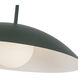 Regent 1 Light 19 inch Pine Green Pendant Ceiling Light