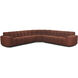 Roman Orange L-Shaped Sectional