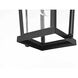 Luz 1 Light 14 inch Black Outdoor Wall Sconce