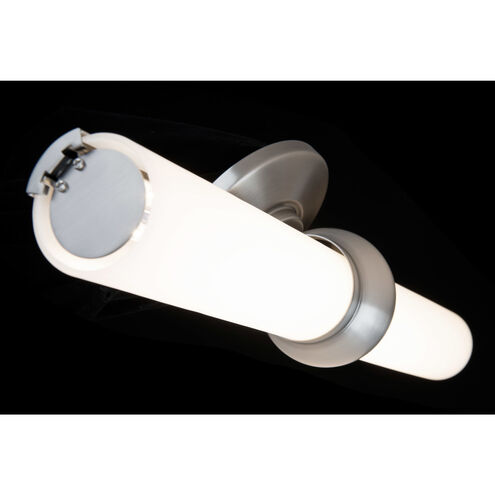 Juliet LED 20 inch Brushed Nickel Bath Vanity & Wall Light, dweLED