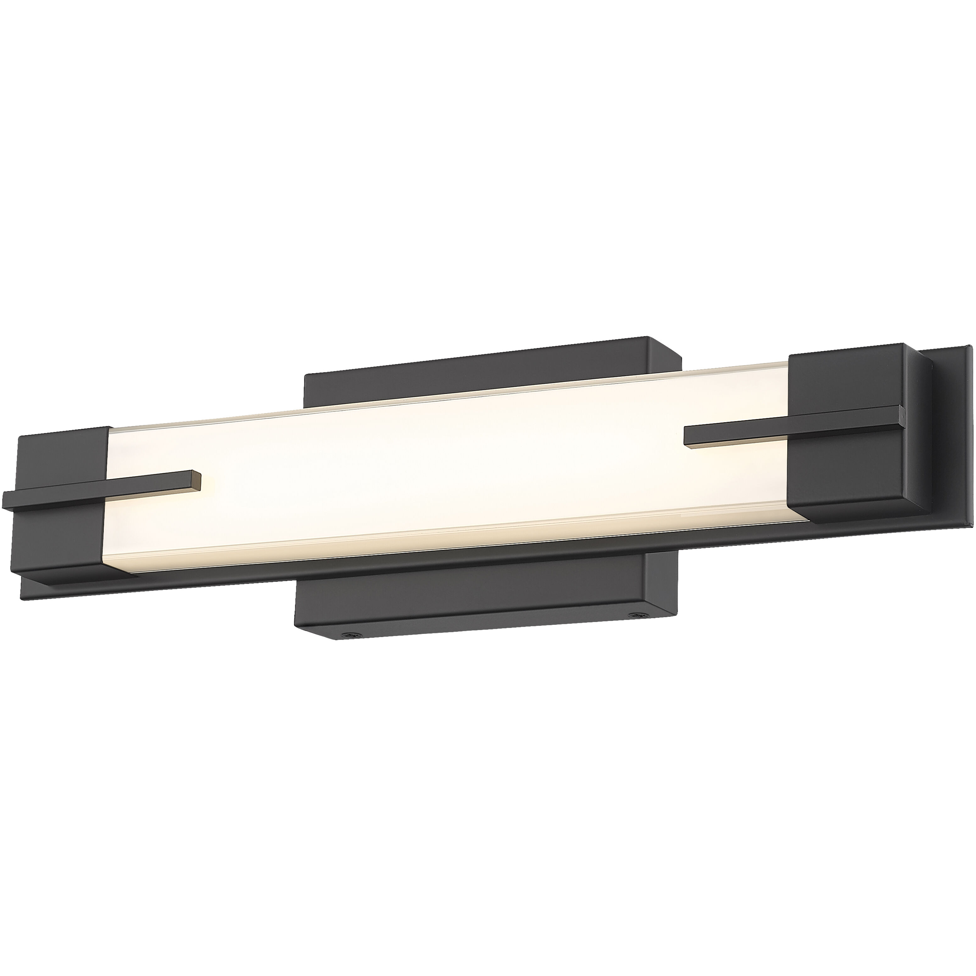 Chase LED 18 inch Matte Black Bath Vanity Light Wall Light