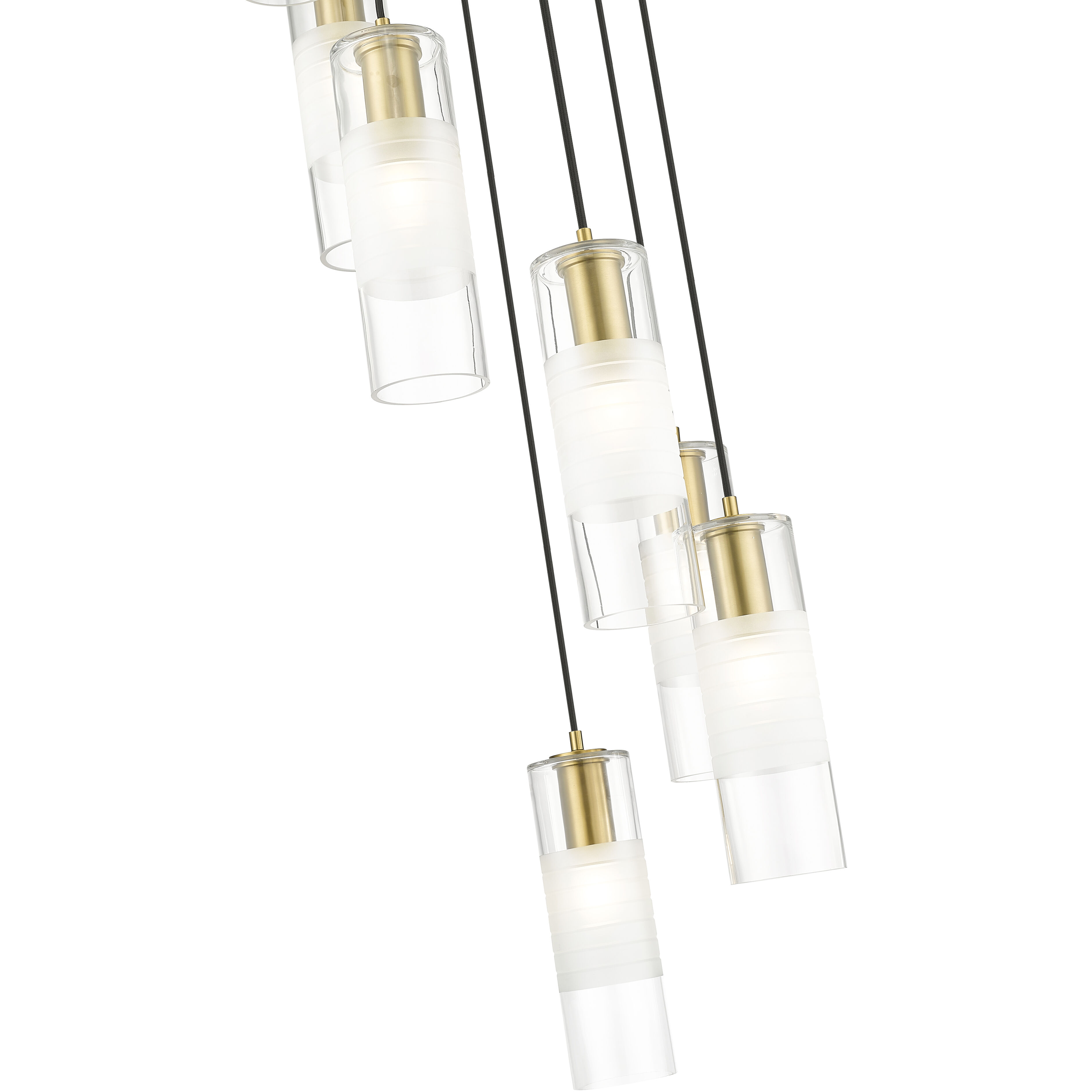 Alton 7 Light 18 inch Modern Gold Chandelier Ceiling Light