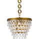 Nordic 4 Light 16 inch Brass Pendant Ceiling Light