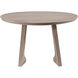Silas 48 X 48 inch White Dining Table, Round