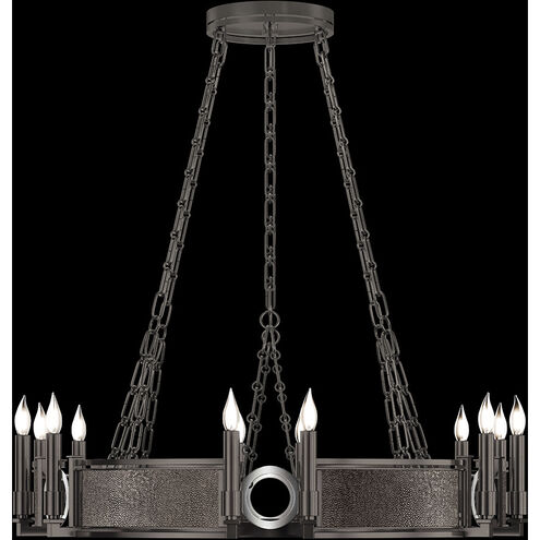Mirage 12 Light 35.75 inch Black Chandelier Ceiling Light
