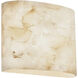 Alabaster Rocks Wall Sconce Wall Light in Incandescent