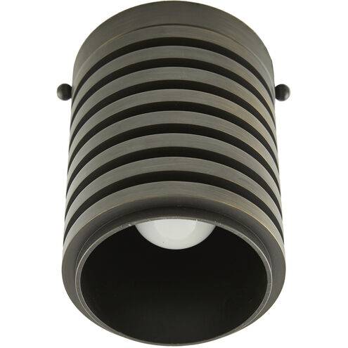 Rudy 1 Light 5 inch English Bronze Flush Mount Ceiling Light
