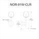 Nora 1 Light 5 inch Matte Black with Clear Decorative Wall Sconce Wall Light