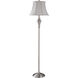 Signature 61 inch 100 watt Brushed Nickel Floor Lamp/Table Lamp Portable Light, 2 Table, 1 Floor Lamp