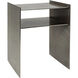 Cyrus 21 X 16 inch Antique Silver Side Table