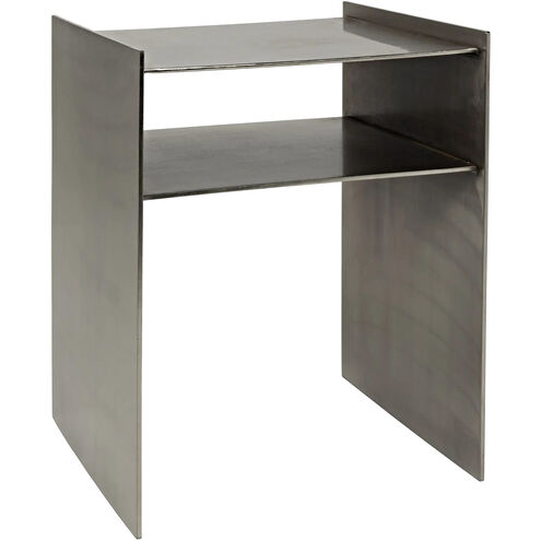 Cyrus 21 X 16 inch Antique Silver Side Table