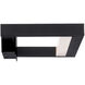 View LED 20 inch Black Bath Vanity & Wall Light in 3000K, dweLED