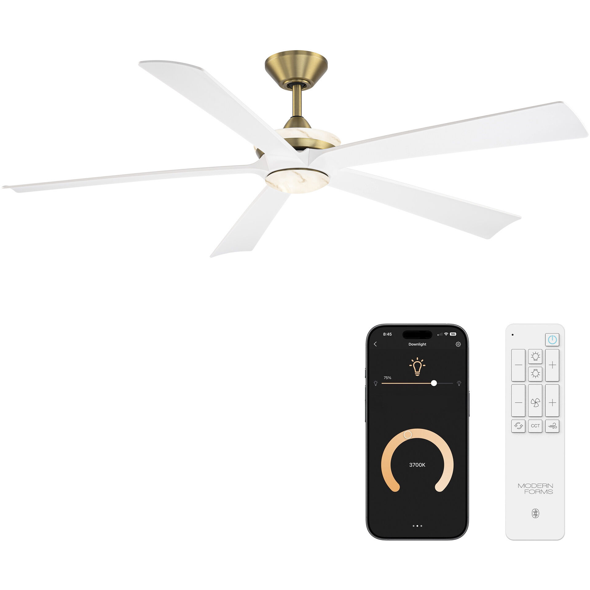 Crown 62.00 inch Indoor Ceiling Fan