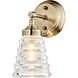 Amherst 1 Light 5 inch Antique Brass Bath Vanity Wall Light