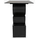 Shape 25 X 24 inch Matte Black Side Table