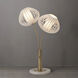 Bloom 30.7 inch 9 watt Weathered Brass Table Lamp Portable Light