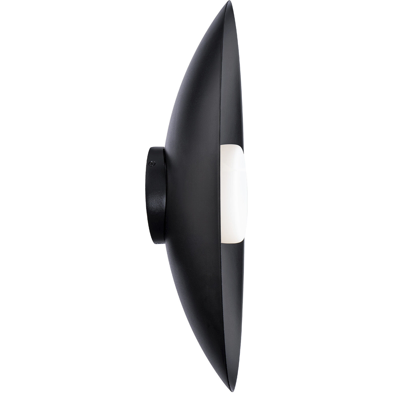 Glamour Wall Sconce Wall Light in 3500K, Black, dweLED