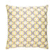 Lina 18 X 18 inch Butter and Medium Gray Throw Pillow