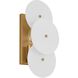 kate spade new york Emery 2 Light 5.63 inch Burnished Brass Sconce Wall Light