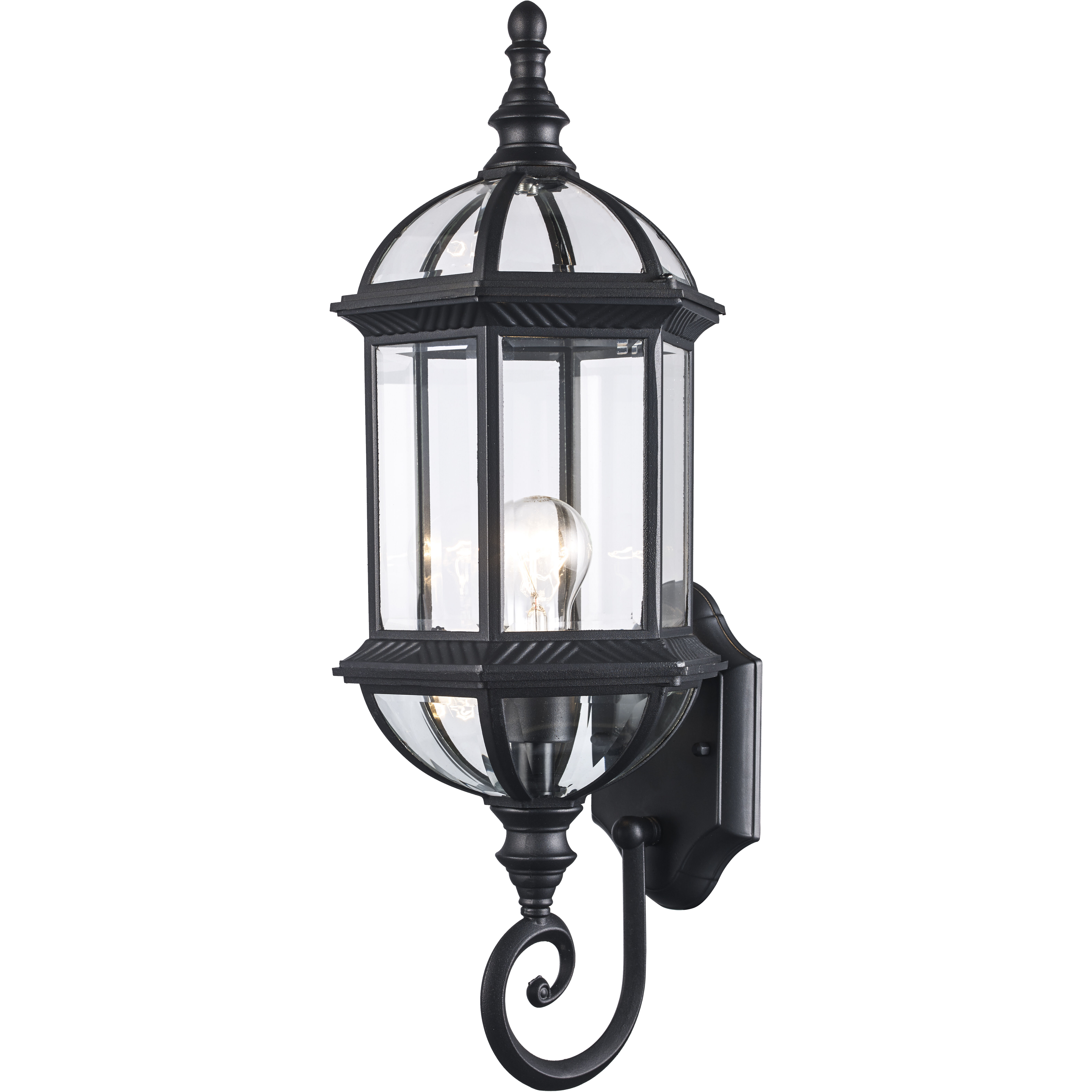 Wentworth 1 Light 22 inch Black Outdoor Wall Lantern