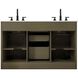 Alden 54 X 35 inch Chestnut Brown Bathroom Vanity Cabinet