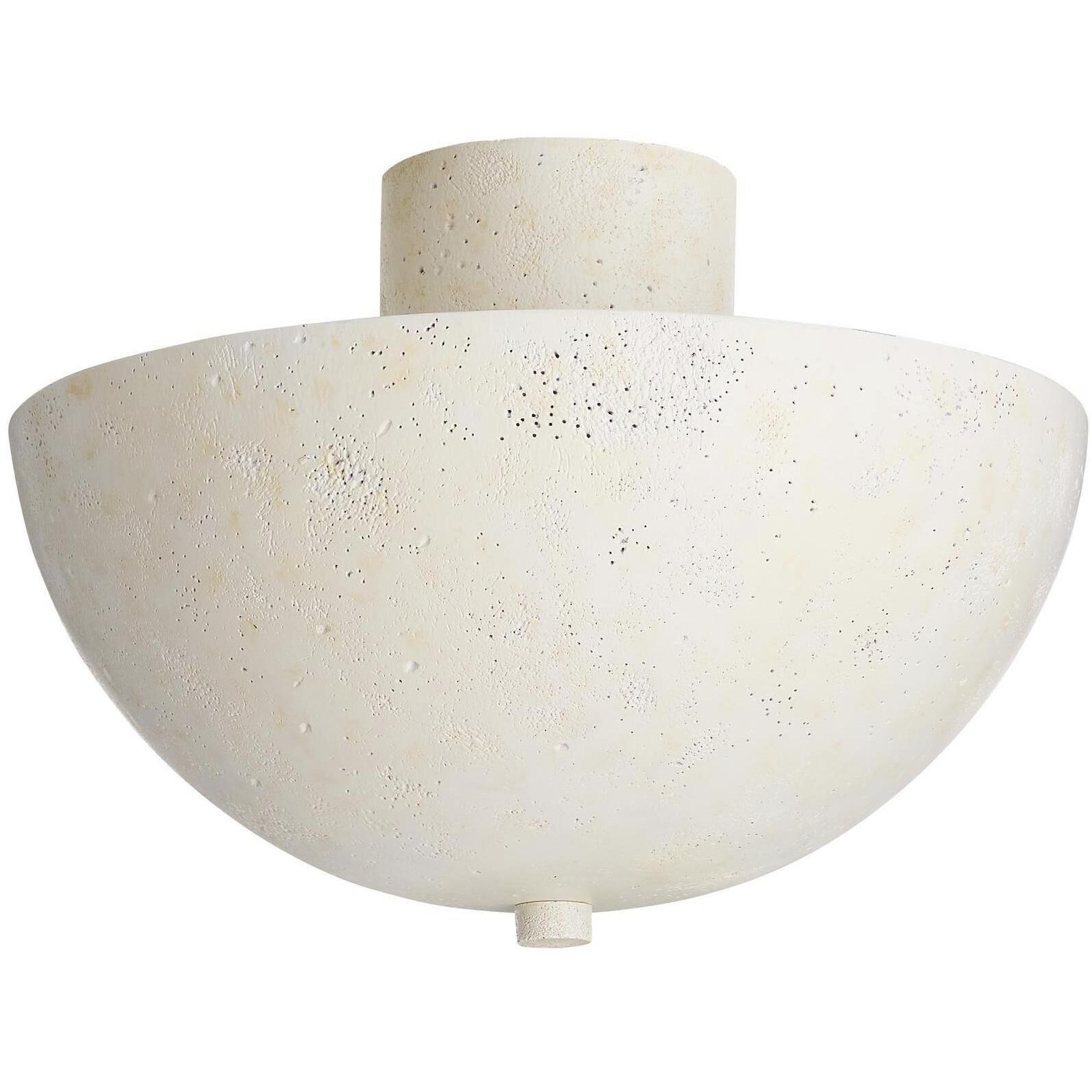 Malta 3 Light 18 inch Light Stonewash Semi Flush Mount Ceiling Light