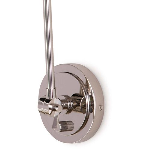 Sal LED 5 inch Polished Nickel Wall Sconce Wall Light, Task