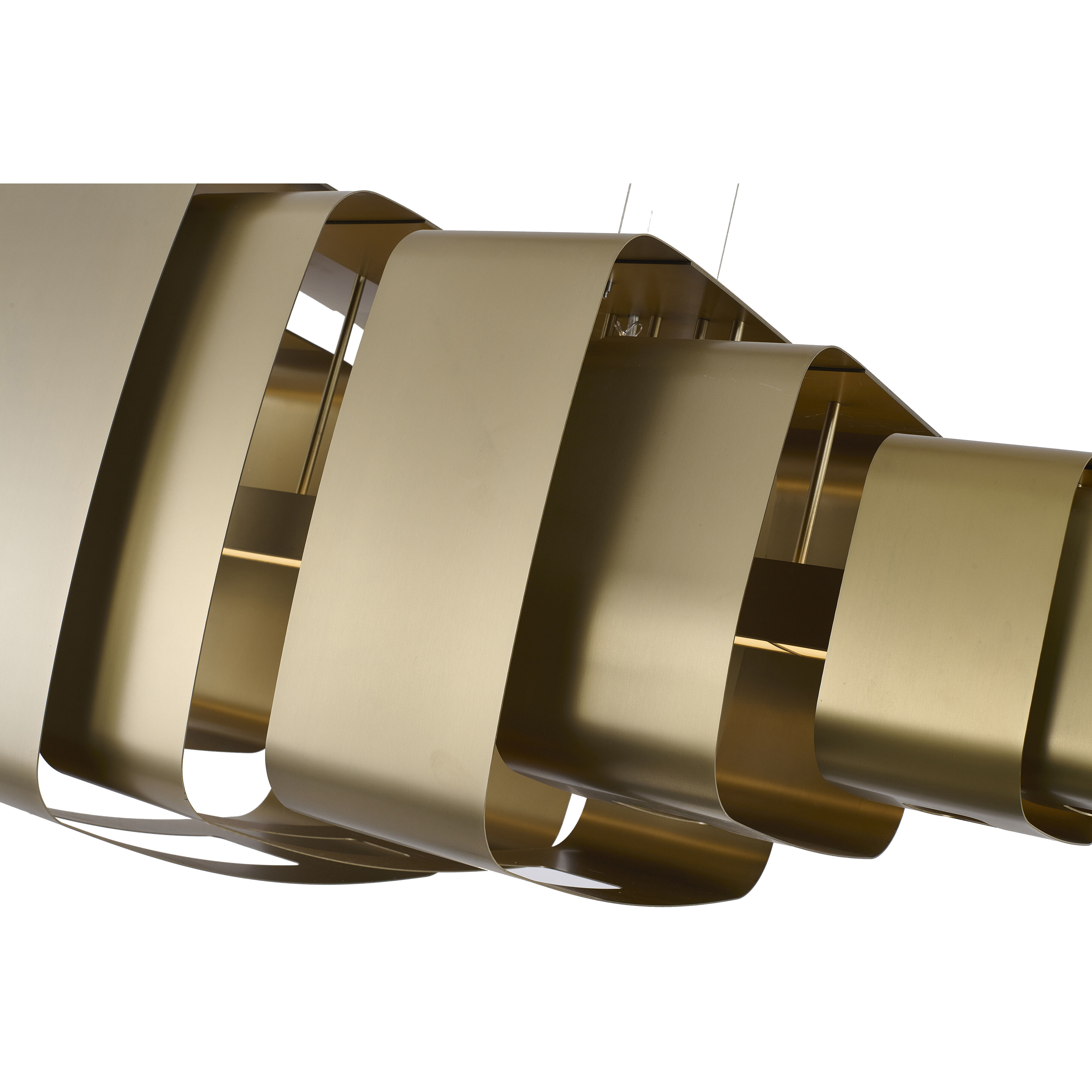 Canada LED 19.6 inch Satin Brass Chandelier Ceiling Light