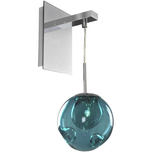 Meteor Wall Sconce Wall Light in Aqua