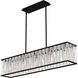 Celeste 5 Light 38 inch Matte Black Island Light Ceiling Light