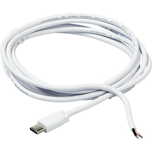 Disk Lighting 72 inch White Disk Light Power Cord, 72 Inch