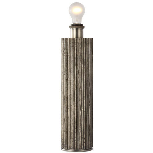 Anne-Marie Barton Fumar 29 inch 15.00 watt Ridged Graphite Table Lamp Portable Light