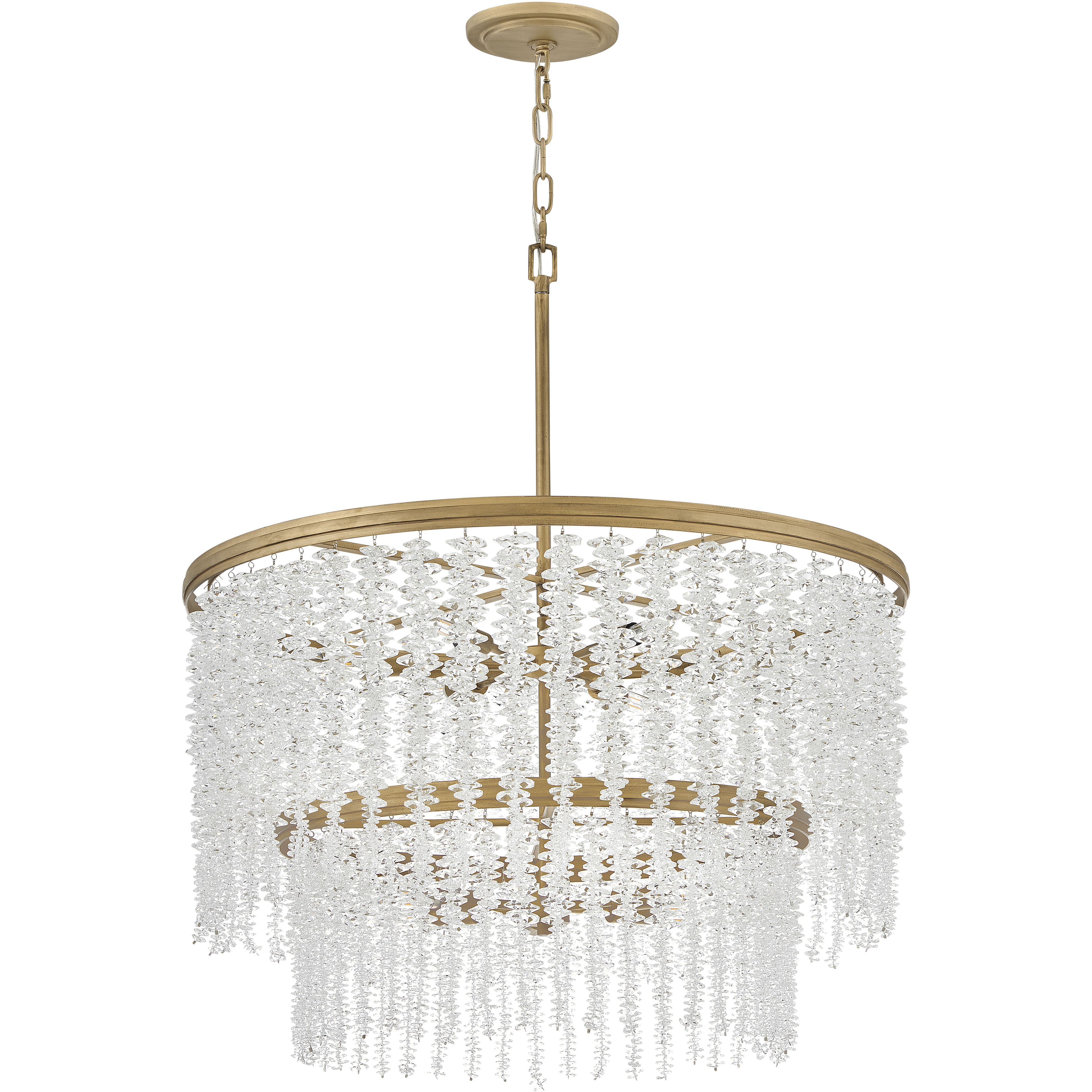 Rubina 12 Light 30 inch Burnished Gold Chandelier Ceiling Light