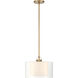 Seville 1 Light 12.75 inch Legacy Brass Convertible Pendant/Semi-Flush Mount Ceiling Light