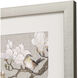 Magnolia Bloom / Magnolia Blossom White and Beige and Brown and Neutral Framed Art