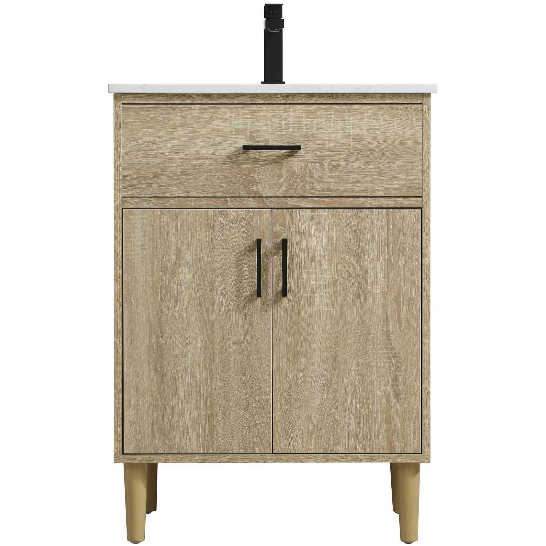 Chandler 24 X 34 inch Mango Wood Bathroom Vanity Cabinet