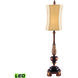 Sweet Ginger 35.5 inch 9 watt Antique Gold Table Lamp Portable Light