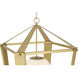 Shimmer 1 Light 20.5 inch Legacy Brass Pendant Ceiling Light