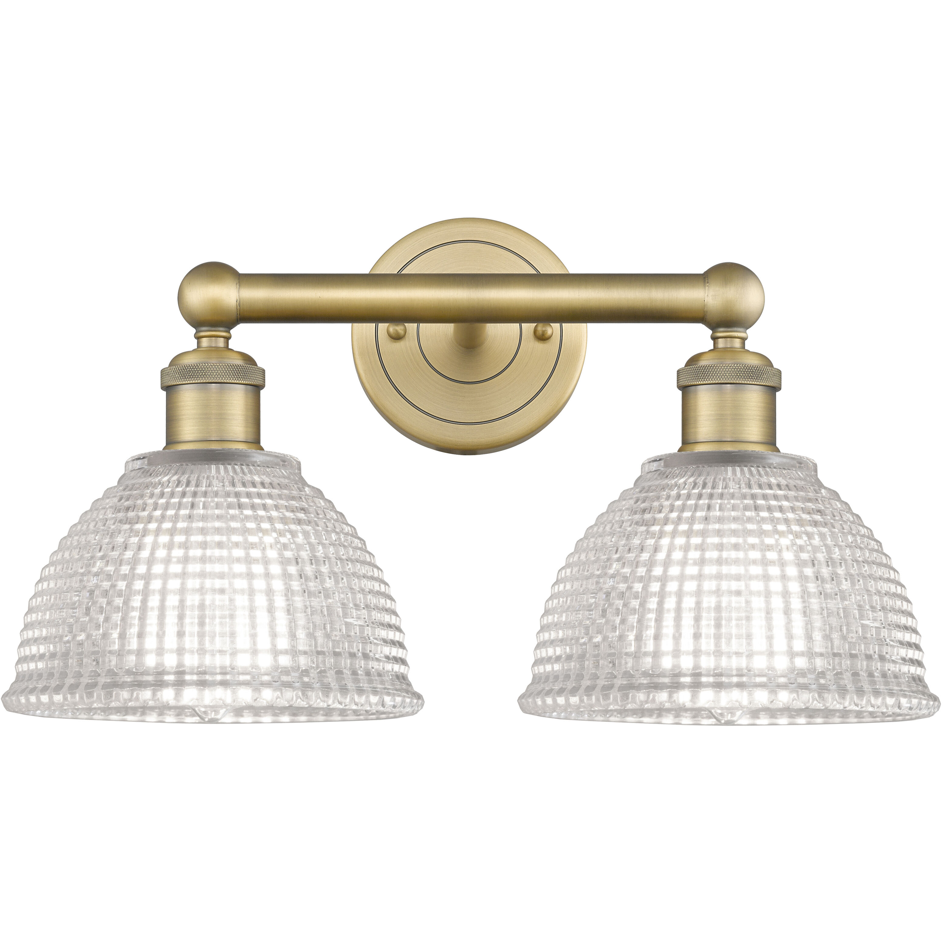 Edison Arietta 2 Light 17 inch Brushed Brass Bath Vanity Light Wall Light
