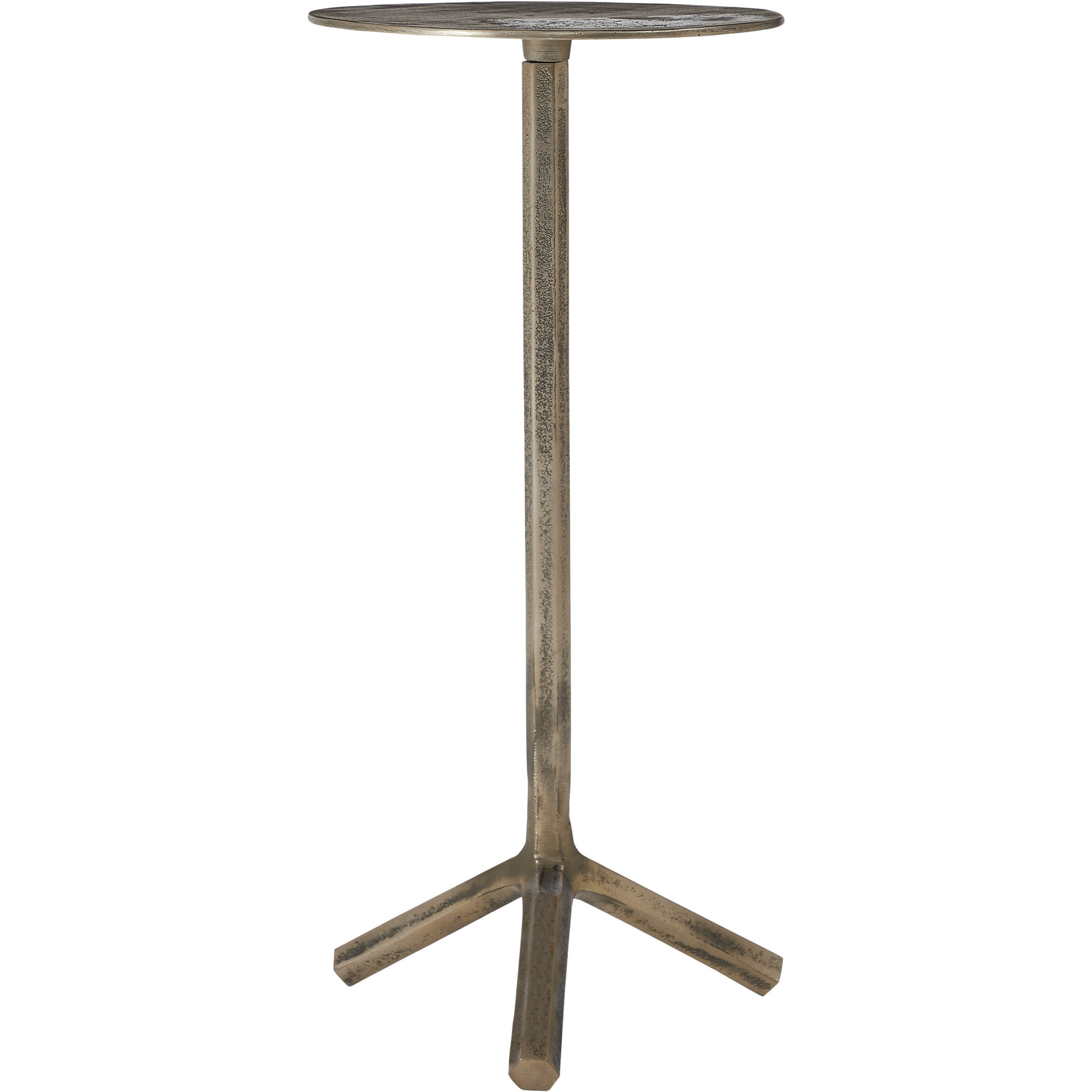 Zahra 22 X 10 inch Antique Brass Side Table