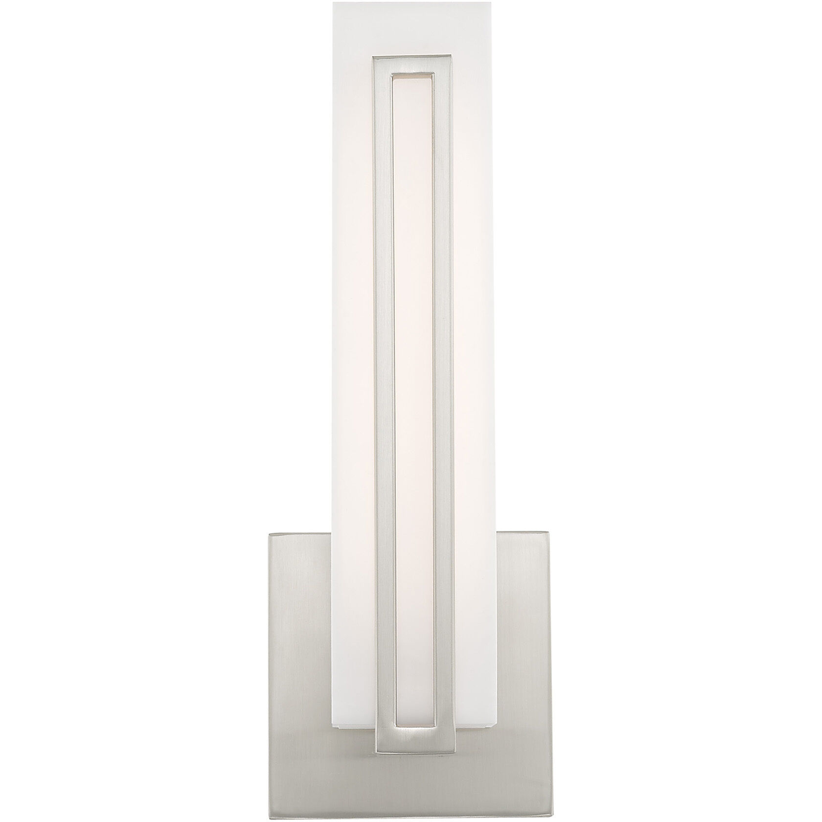 Fulton LED 4 inch Brushed Nickel ADA ADA Wall Sconce Wall Light