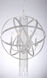 Cascade 6 Light 22 inch Satin White Pendant Ceiling Light