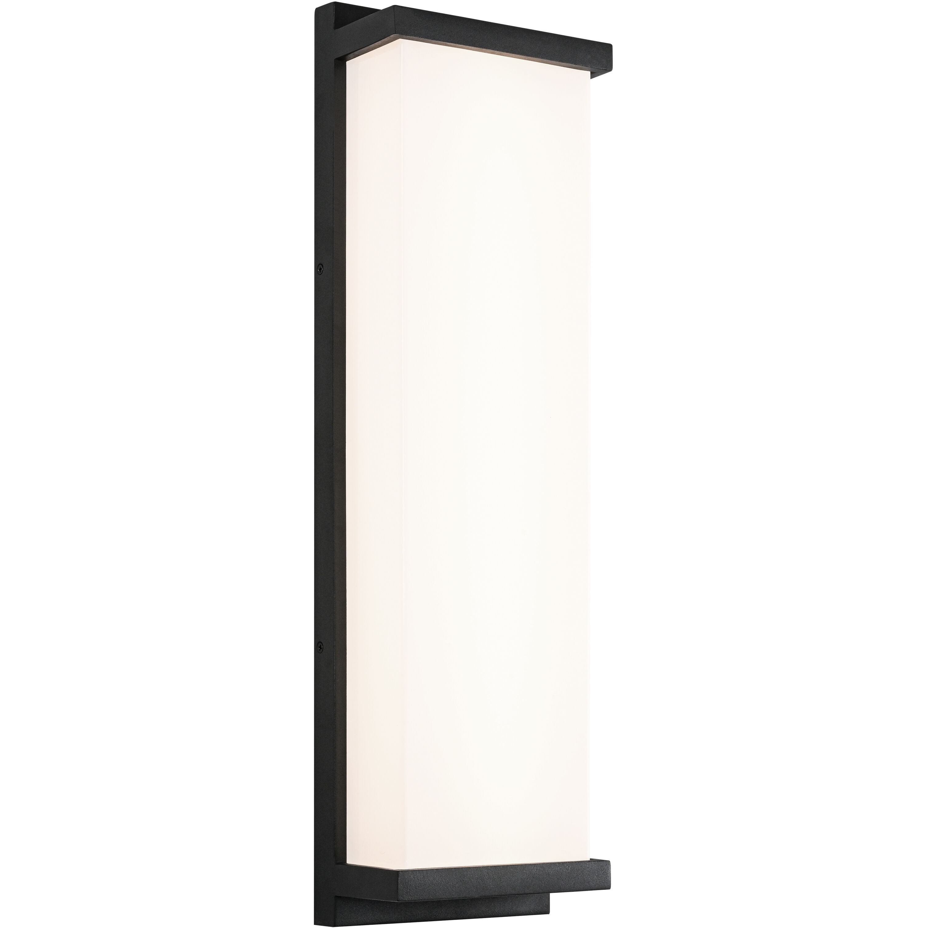 Luce LED 7 inch Matte Black Wall Sconce Wall Light