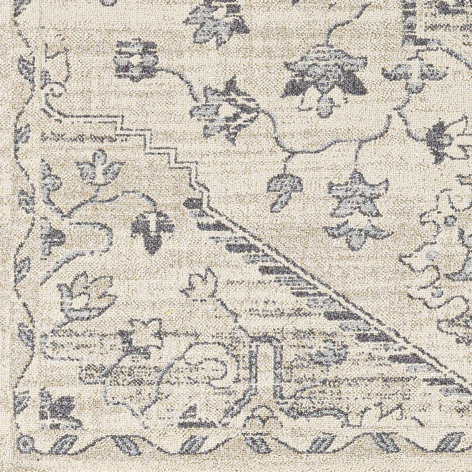 Euphoria 87 X 63 inch Charcoal Rug in 5 x 8, Rectangle